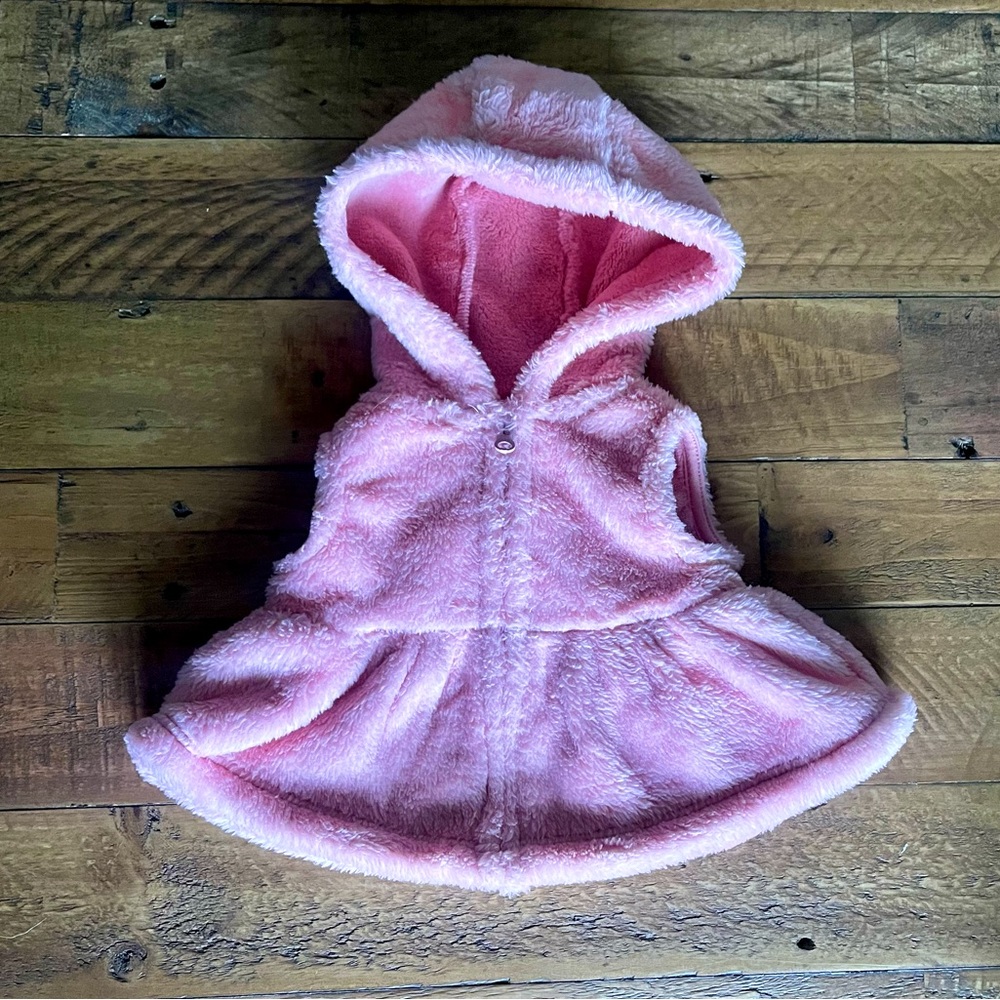 Just One You by Carter’s Hooded Pink Fuzzy Vest